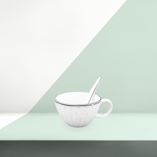 SOUP CUP WITH SPOON